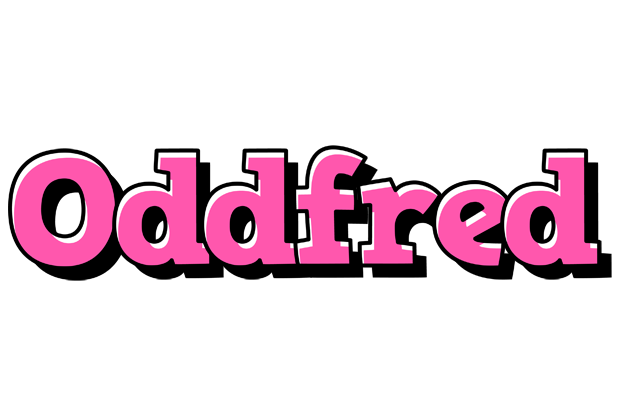 Oddfred girlish logo