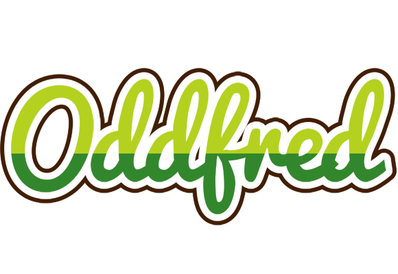 Oddfred golfing logo