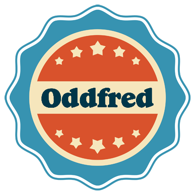 Oddfred labels logo