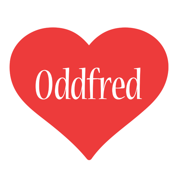Oddfred love logo