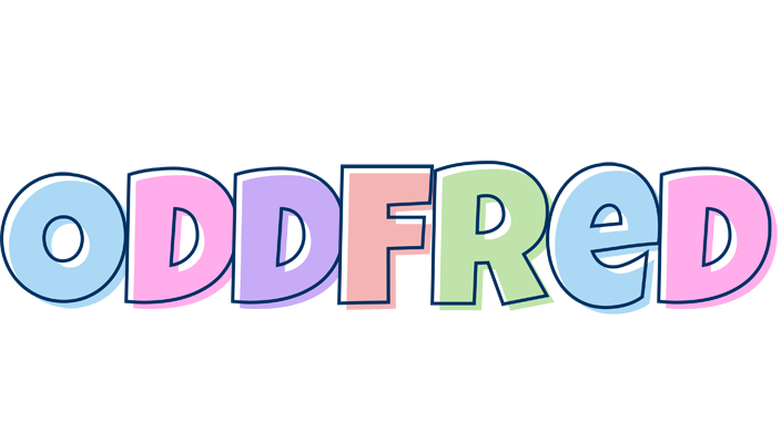 Oddfred pastel logo