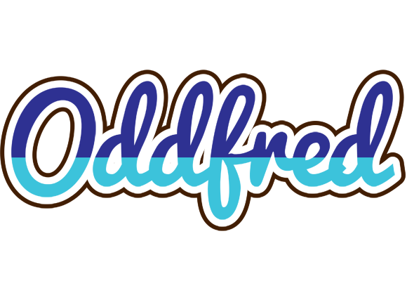Oddfred raining logo