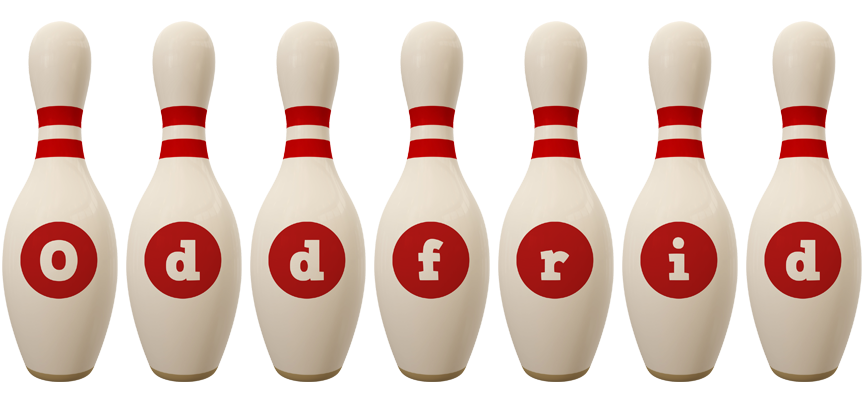 Oddfrid bowling-pin logo