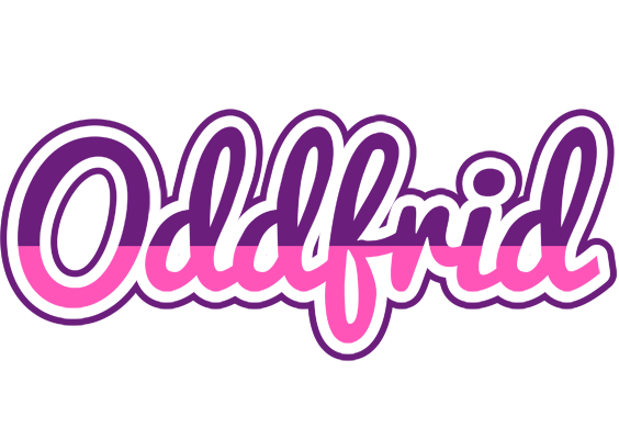 Oddfrid cheerful logo