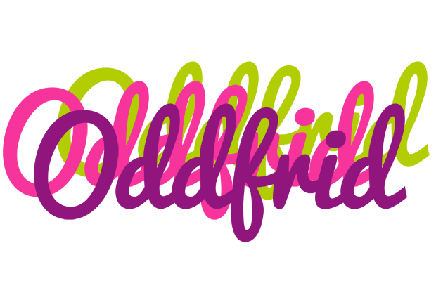 Oddfrid flowers logo