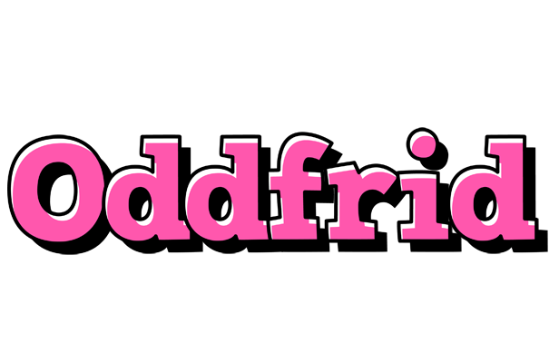 Oddfrid girlish logo