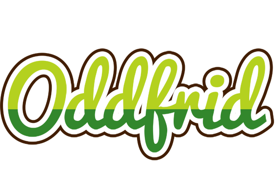 Oddfrid golfing logo