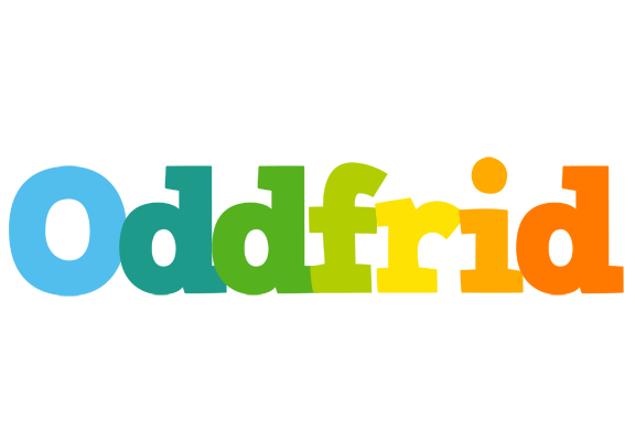 Oddfrid rainbows logo