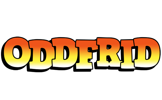Oddfrid sunset logo