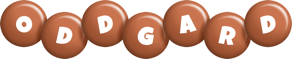 Oddgard candy-brown logo