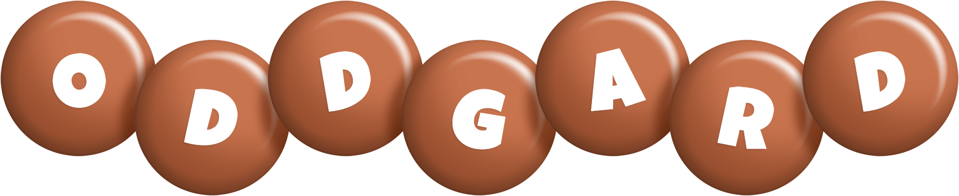 Oddgard candy-brown logo
