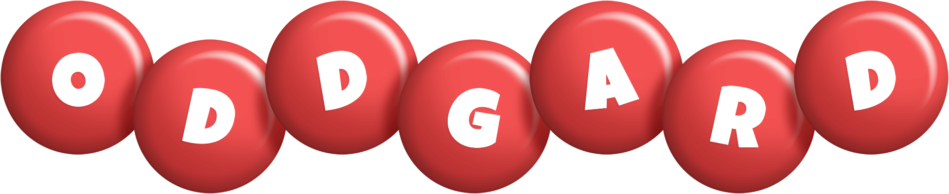 Oddgard candy-red logo