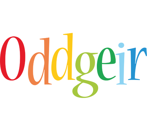 Oddgeir birthday logo