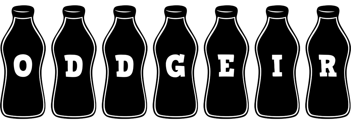 Oddgeir bottle logo