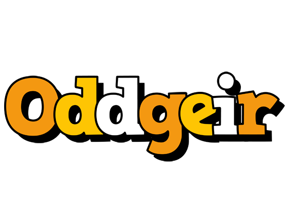 Oddgeir cartoon logo