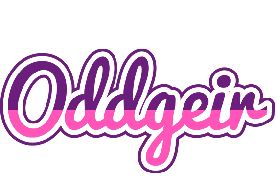 Oddgeir cheerful logo