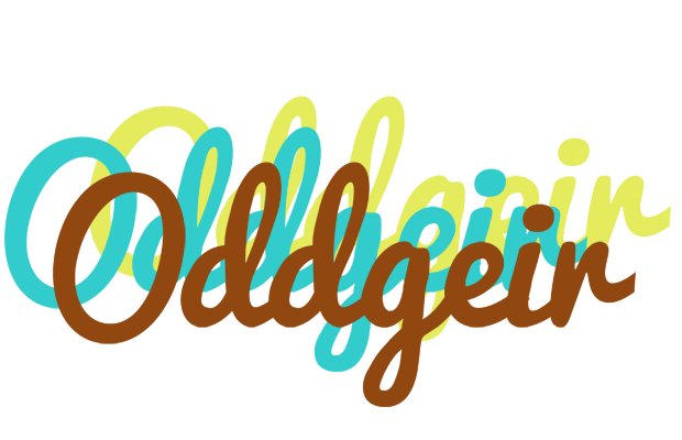 Oddgeir cupcake logo