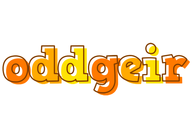 Oddgeir desert logo
