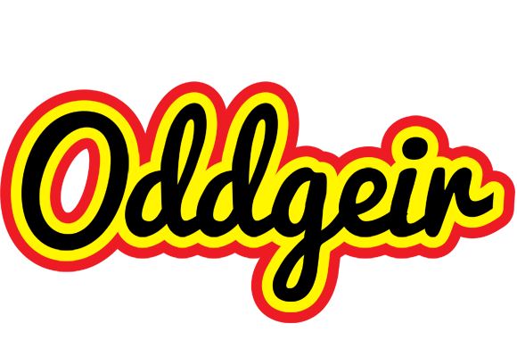 Oddgeir flaming logo