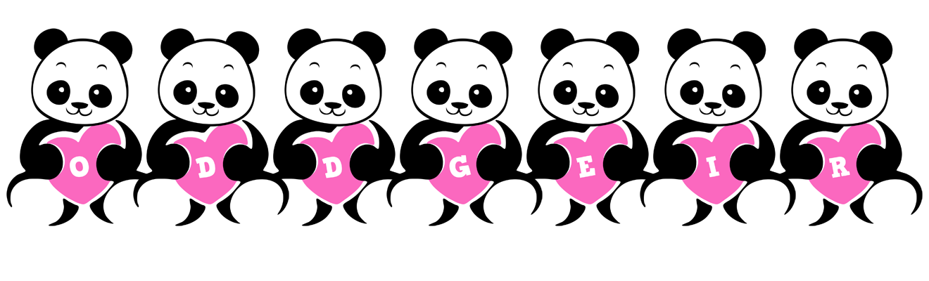 Oddgeir love-panda logo