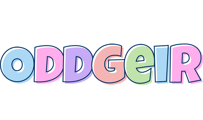 Oddgeir pastel logo