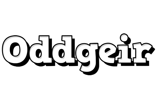 Oddgeir snowing logo