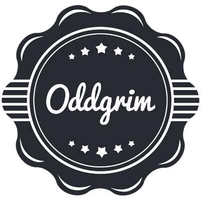 Oddgrim badge logo