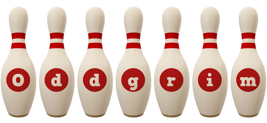 Oddgrim bowling-pin logo