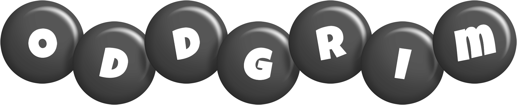 Oddgrim candy-black logo