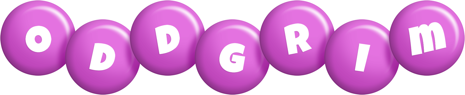 Oddgrim candy-purple logo