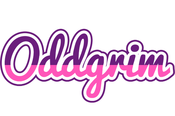 Oddgrim cheerful logo
