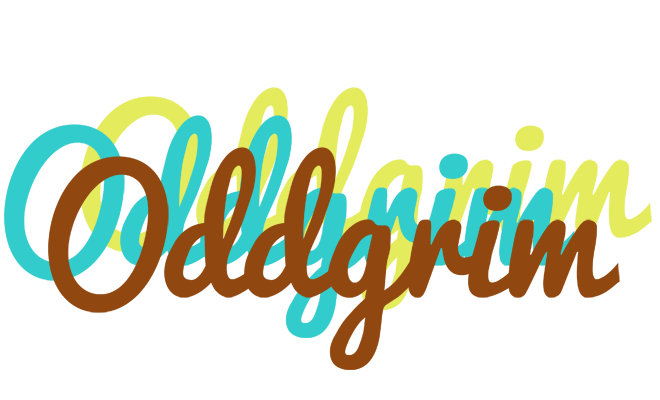 Oddgrim cupcake logo