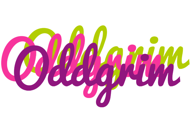 Oddgrim flowers logo