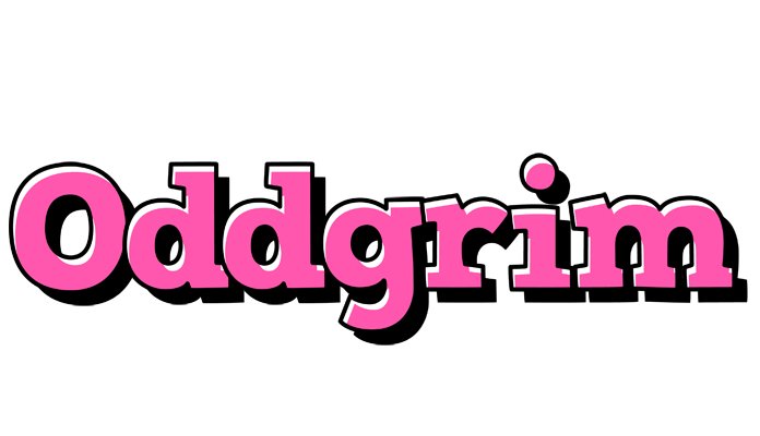 Oddgrim girlish logo