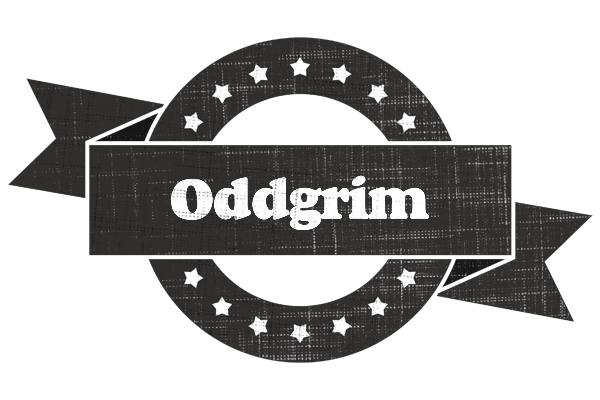 Oddgrim grunge logo