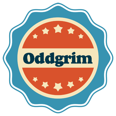 Oddgrim labels logo