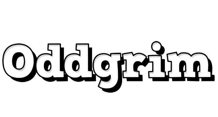 Oddgrim snowing logo