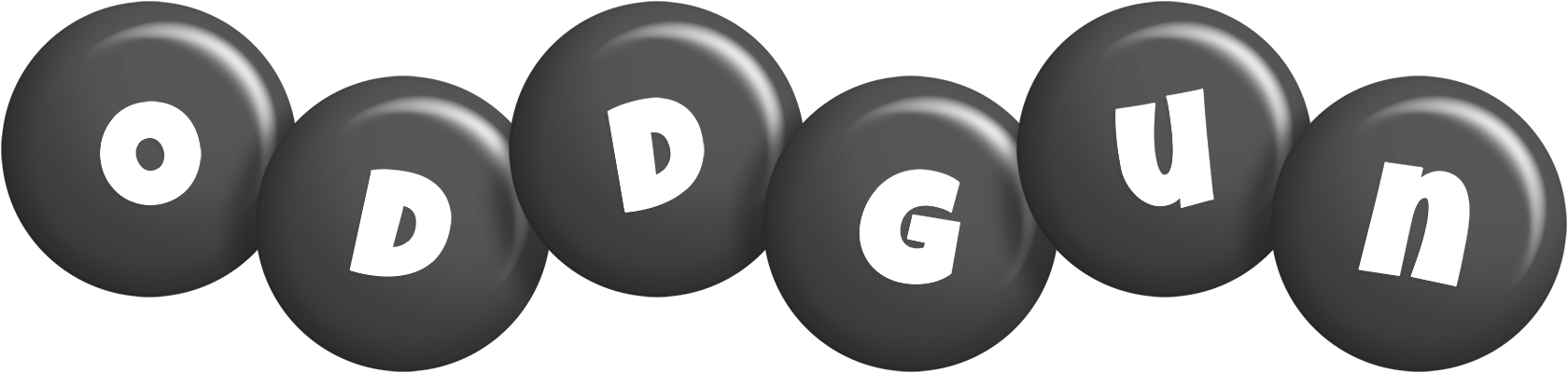 Oddgun candy-black logo