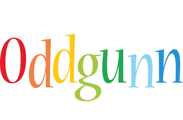 Oddgunn birthday logo
