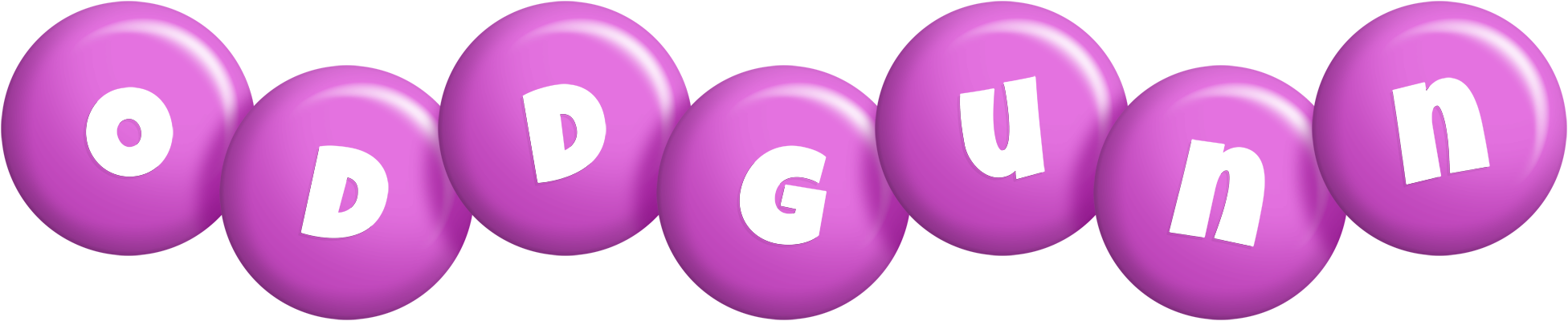 Oddgunn candy-purple logo