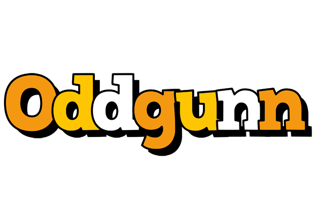 Oddgunn cartoon logo