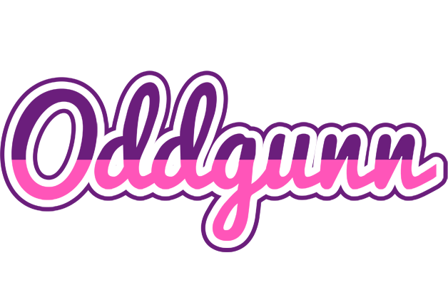 Oddgunn cheerful logo