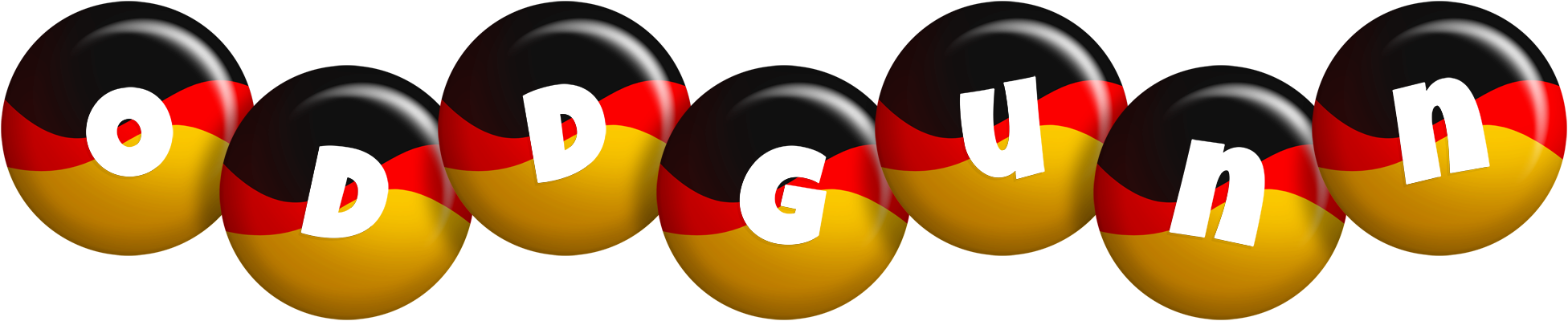 Oddgunn german logo