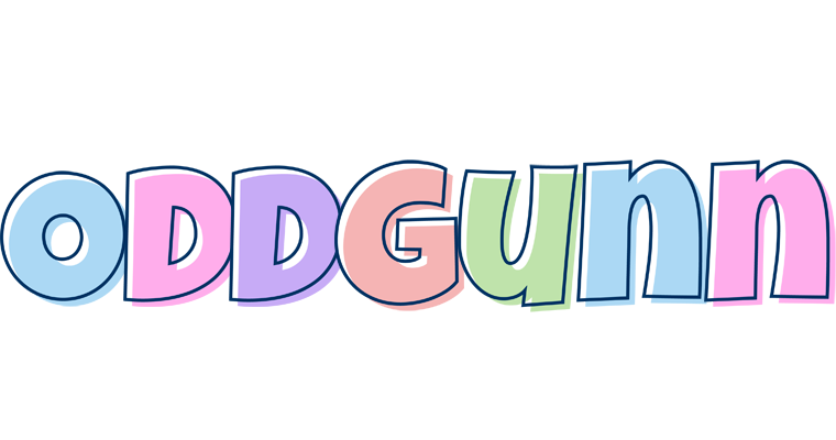 Oddgunn pastel logo