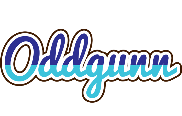 Oddgunn raining logo