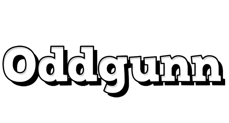 Oddgunn snowing logo