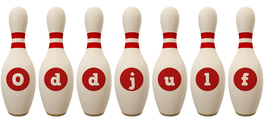 Oddjulf bowling-pin logo