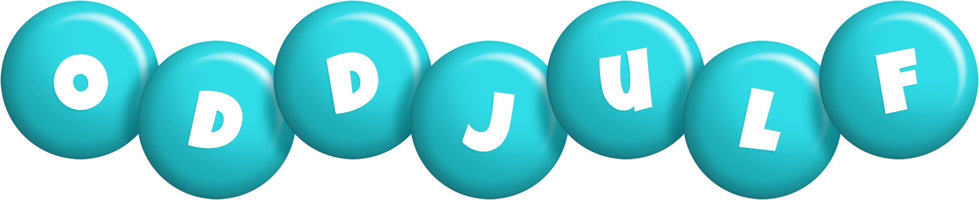 Oddjulf candy-azur logo