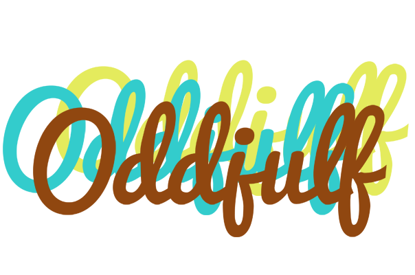 Oddjulf cupcake logo