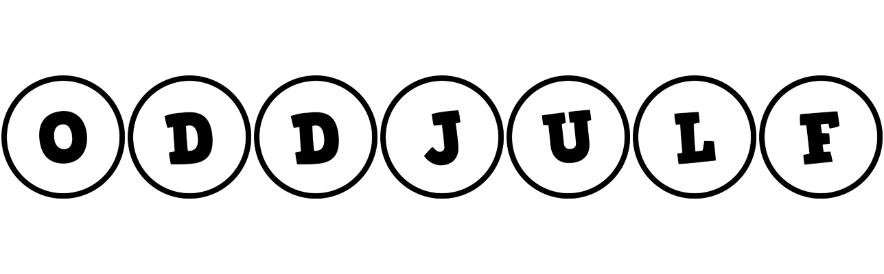 Oddjulf handy logo